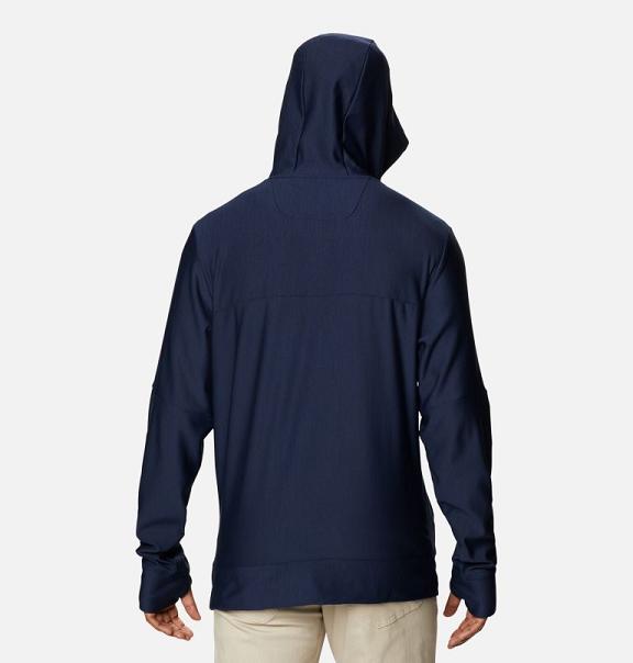 Columbia Maxtrail Hoodies Navy For Men's NZ78652 New Zealand